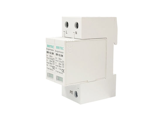 larga vida de la CA del pararrayos de la oleada de poder del protector de sobretensiones 320V 2p SPD
