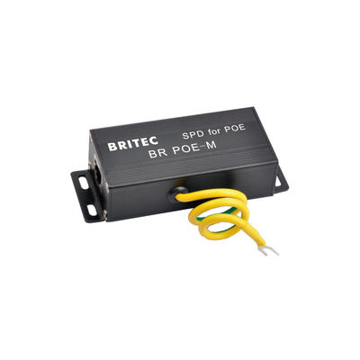 BR-POE-M 48V Protector de señal de arresto de sobretensiones Poe Protector de potencia de señal por Ethernet Spd China proveedor de protector de sobretensiones de datos