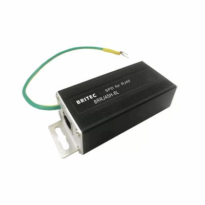 BRRJ45H-8L relámpago rj45 Protector contra sobretensiones Escudo contra relámpagos Protección contra sobretensiones de red Gigabit Defensor de potencia