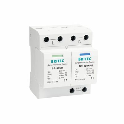 Dispositivo de protección contra sobretensiones SPD con cumplimiento de IEC 61643-11