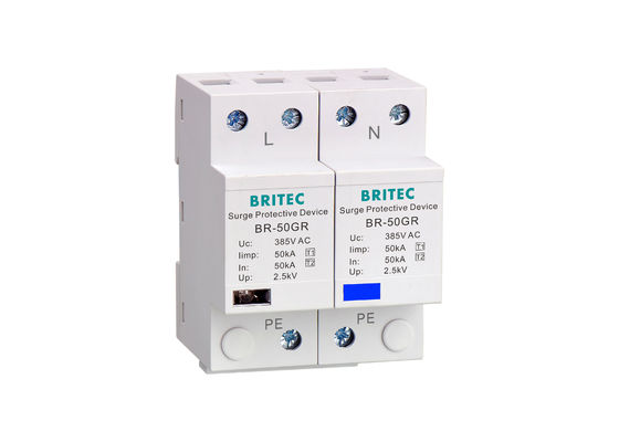 Protección contra las descargas eléctricas de baja tensión AC SPD de fase única