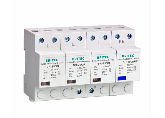 Oleada de los pararrayos SPD de la oleada del módulo de los pararrayos de la oleada de relámpago del tipo 1 protectora