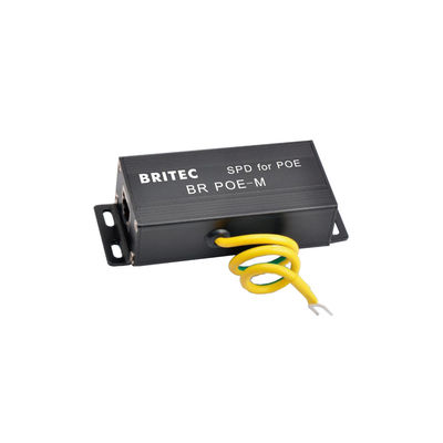 BR-POE-M RJ45 POE Dispositivos de protección contra sobretensiones Ethernet Protector contra rayos POE protector contra sobretensiones de alimentación POE NET 6 protectores contra sobretensiones POE
