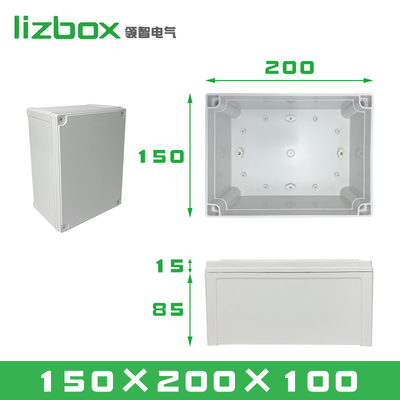 TY-8025085 Cajas de conexión eléctrica al aire libre de plástico ABS Proyecto de unión IP66 Caja de interruptores de recinto