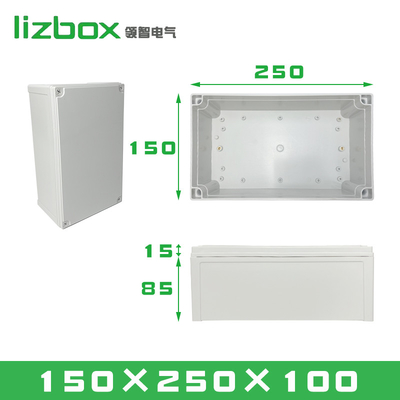 TY-8025085 Cajas de conexión eléctrica al aire libre de plástico ABS Proyecto de unión IP66 Caja de interruptores de recinto