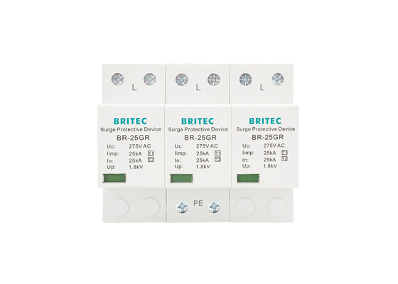 Protector contra sobretensiones tipo 1 de 25kA 3P 10 / 350 Forma de onda 25kA Servicio OEM