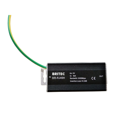 Protector de sobretensiones de red LAN Ethernet RJ45 Arrestador de datos dispositivos de protección de sobretensiones de Ethernet para datos y telecomunicaciones de China