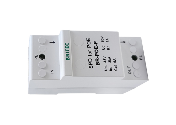 Type2 P1 SPD para los dispositivos protectores de la oleada de la señal de la protección contra sobrecargas de la red del POE
