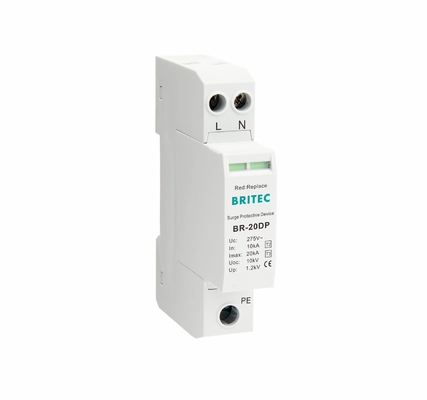 BR-275 20DP 2 Protector de sobretensiones de CA Tipo 3 Detenedor de rayos Supresor de sobretensiones de SPD