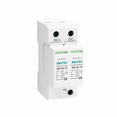 BR-40 48 DC SPD dispositivo de protección contra sobretensiones eléctricas 48V arrester de sobretensiones protector contra truenos