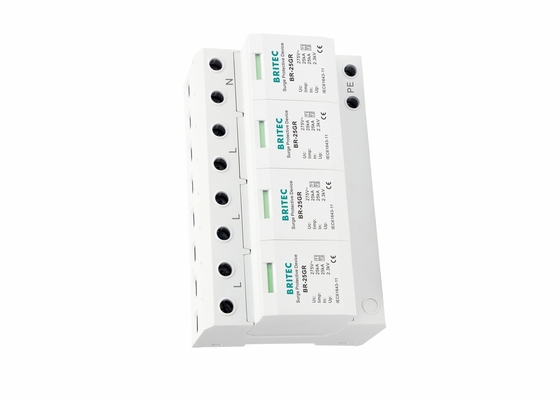 Protector de sobretensiones de la protección del voltaje de la clase I Imax 100kA Iimp 25kA del SPD