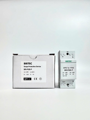 BR-POE-P Protección contra sobretensiones de la red de datos rj45