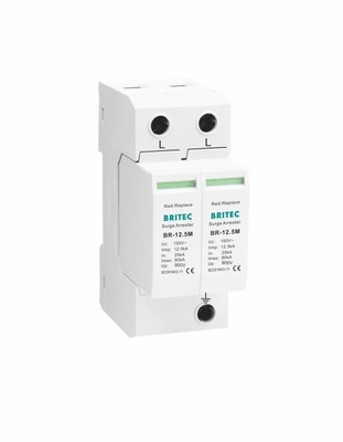 BR-12.5M-150 2P Dispositivo de protección contra sobretensiones Protector contra sobretensiones de clase 1 tipo 1 2 spd