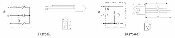 Protectores de sobretensiones para LED 275V Dispositivo de protección de luminarias PROTECCIÓN de sobretensiones LED luces de calle protección contra picos de voltaje