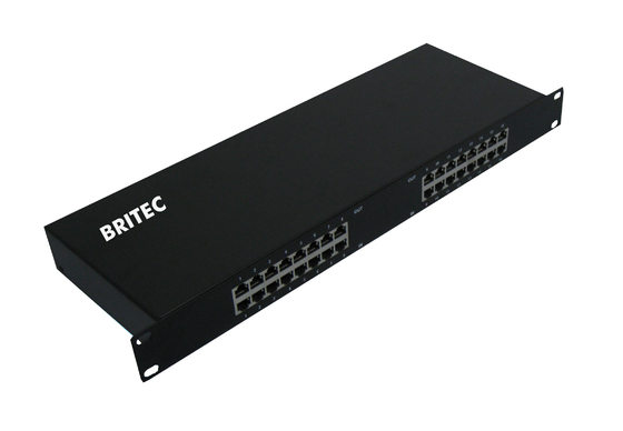 BRRJ45L-16R 1000Mbps/100Mbps RJ45 Protección contra sobretensiones Red de montaje de rack protección contra sobretensiones Ethernet protección contra rayos Ethernet