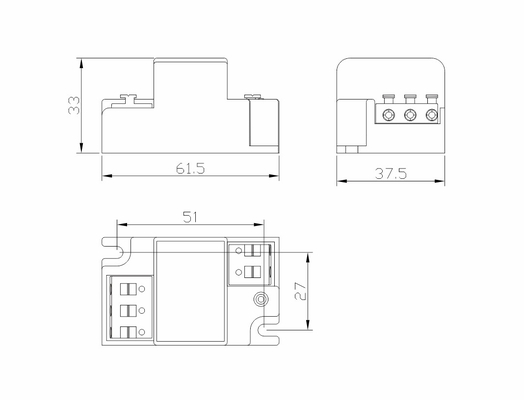 SPD06A-20 Protectores contra sobretensiones para lámparas de calle LED 20kv 10kv T3 protector contra sobretensiones