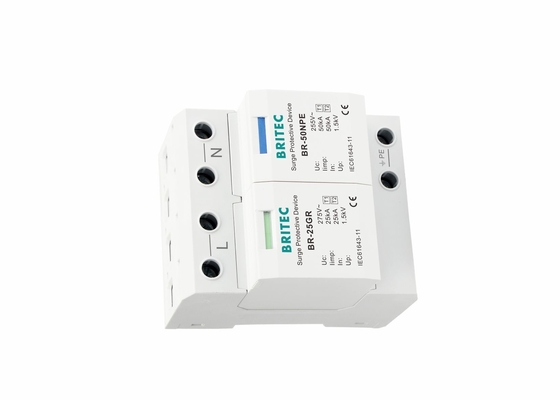 dispositivo de protección contra sobrecargas del tipo 1 la monofásico 25kA BR-25GR 1P+N