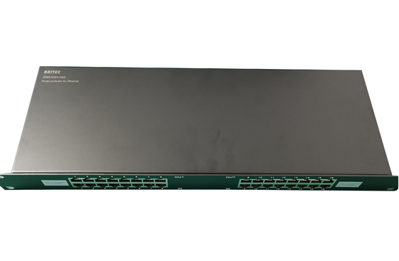 Supresor de sobretensiones de señal BRRJ45H-16R, protección contra sobretensiones Ethernet de montaje en rack de 1000M