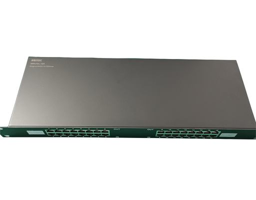 Supresor de sobretensiones de señal BRRJ45H-16R, protección contra sobretensiones Ethernet de montaje en rack de 1000M