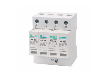 Protector contra sobretensiones de baja tensión de tipo termoplástico UL94-V0 4p