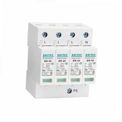 Protección contra rayos 4P AC230V Dispositivo de protección contra sobretensiones de 3 fases