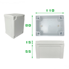 TY-8011070 110 la caja del recinto del empalme del tamaño IP66 impermeabiliza el plástico eléctrico del ABS
