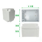 Recinto plástico RoHS IP66 de conexión de TY-8011085 de la caja del ABS eléctrico al aire libre de la prenda impermeable