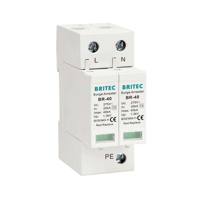 tipo de 50Hz 40kA - gama de frecuencia 385V/440V protector de sobretensiones de 2