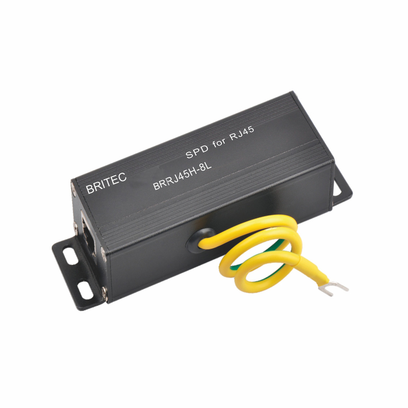 Protector de sobretensiones de red LAN Ethernet RJ45 Arrestador de datos dispositivos de protección de sobretensiones de Ethernet para datos y telecomunicaciones de China