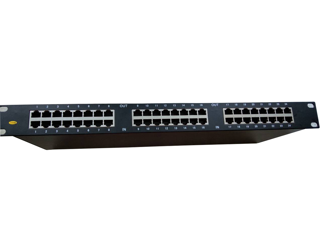 24 puerto Rj45 Ethernet rackmount red arrester de rayos rack rj45 spd dispositivos de protección contra sobretensiones de ethernet china