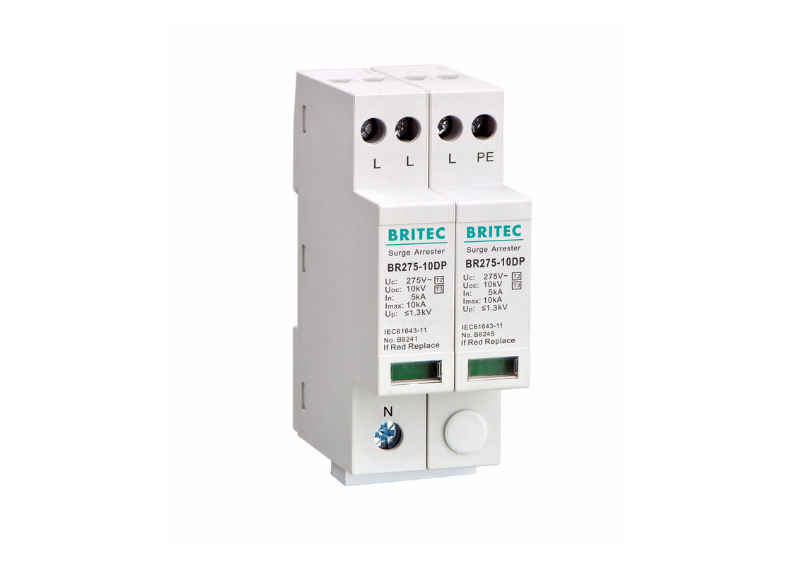 Dispositivo de protección contra sobretensiones de tres fases tipo 3 BR275-10DP 4