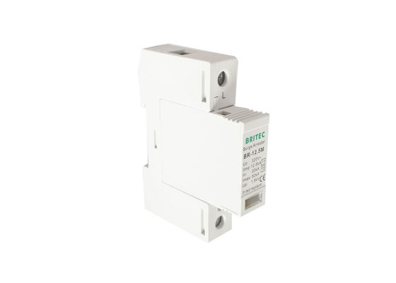 clase blanca 1+2 SPD de la CA del tipo 1 +2 de poste del dispositivo de protección contra sobrecargas del poder 320V uno