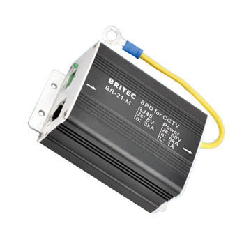 BRRJ45H-8L relámpago rj45 Protector contra sobretensiones Escudo contra relámpagos Protección contra sobretensiones de red Gigabit Defensor de potencia