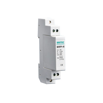 Protector de sobretensiones de datos de 24 V con tiempo de respuesta de 1 ns y protección IP20 para el bloqueador de sobretensiones de señal