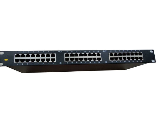 Pararrayos portuario del dispositivo de protección contra sobrecargas de Ethernet Rj45 de BRRJ45L-4LR 24 montado en rack