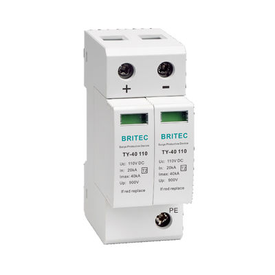TY-40 220 DC Dispositivo de protección contra sobretensiones SPD Tipo 2 Detenedor de sobretensiones solares DC 220V