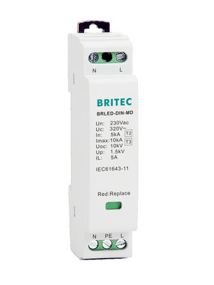 BRLED DIN Protectores de sobretensiones para LED China Fábrica de dispositivos de protección de sobretensiones LED