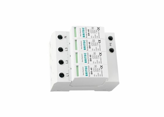 UL94-V0 35mm Din Rail 40ka Tipo 2 Protección contra rayos