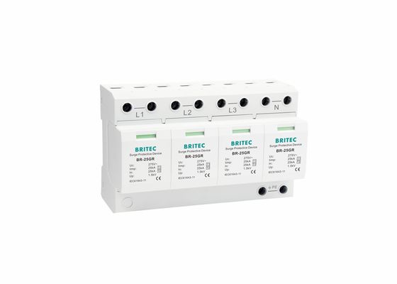 Dispositivo de protección contra sobretensiones de 230V/400V 25kA Protector contra sobretensiones de tipo 1 T1 10/350us