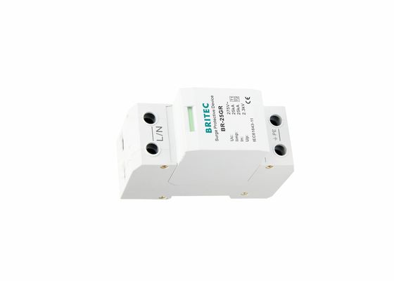 25KA Protector contra sobretensiones de baja tensión 1 P Protector contra sobretensiones de protección contra rayos de fase única