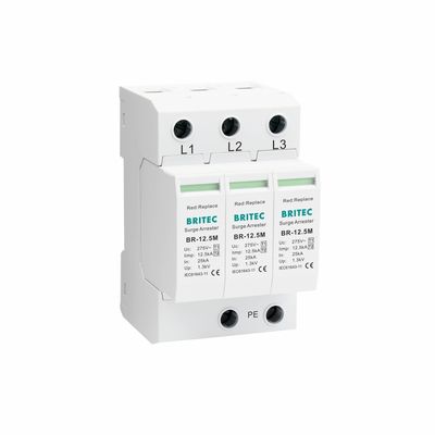 Dispositivo de protección contra sobretensiones BR-12.5M 4P Tipo 1 spd protector contra sobretensiones ac tipo 1 12.5ka spd tipo 1 spd Überspannung 12.5ka supresor de sobretensiones dispositivo de protección contra sobretensiones industrial