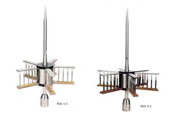 TKIG-3.1 pararrayos de descarga atmosférica (pararrayos) de emisión de chorro ascendente (ESE) para protección contra rayos en edificios