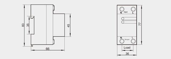 BROU-40 Protector contra sobretensión de sobretensión temporal
