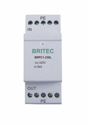 BRPC1-230L Protectores de sobretensiones de 10kA para LED Protector de sobretensiones de CA para LED Sistema de iluminación Protección de iluminación LED