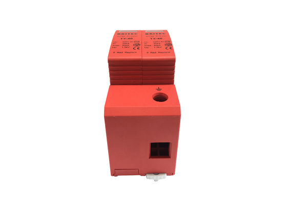 tipo enchufable de 320V 40kA 2P - pararrayos modulares de la oleada del dispositivo de protección contra sobrecargas 2