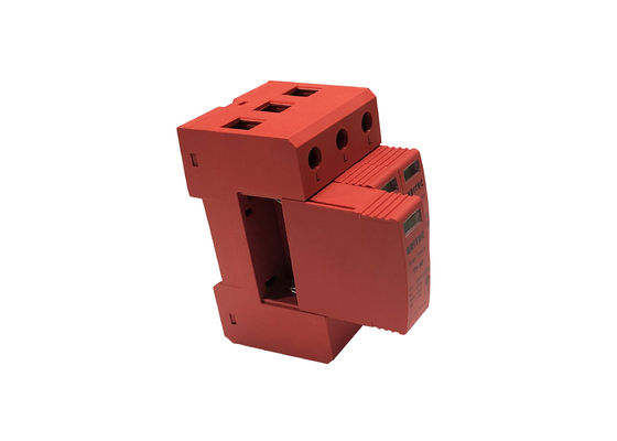 Tipo - 2 3 protección trifásica de la iluminación de los pararrayos 40kA 320V de la oleada de la clase II de postes