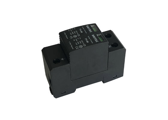 Tipo - 2 dispositivo de protección contra sobrecargas modular enchufable de los pararrayos 320V 40KA de la oleada 2P