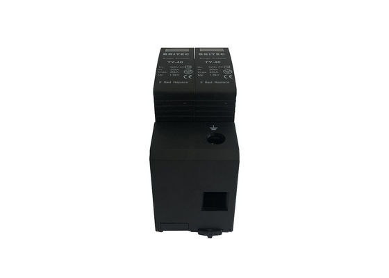 Tipo - 2 dispositivo de protección contra sobrecargas modular enchufable de los pararrayos 320V 40KA de la oleada 2P
