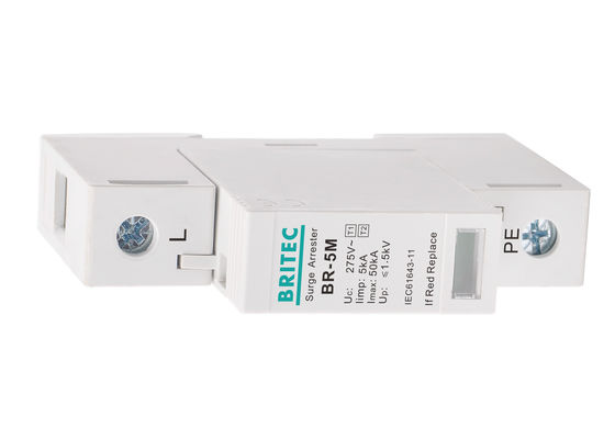 275V AC 5kA Iimp T1+T2 Protector contra sobretensiones y bloqueador de sobretensiones para sistemas de baja tensión