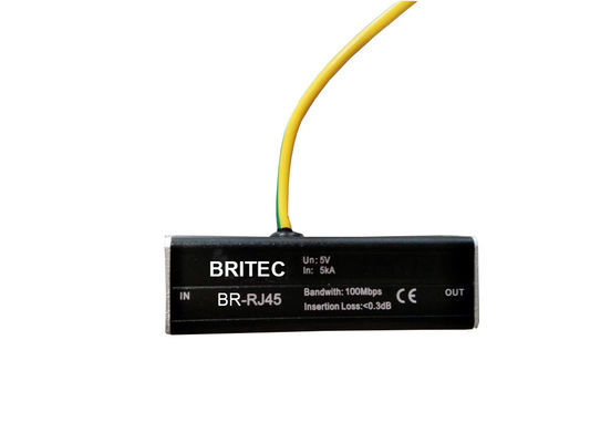 BRRJ45H-8L 1000mbps RJ45 SPD Ethernet Surge Arrester Relámpago Protector del dispositivo de transmisión de datos señal spd